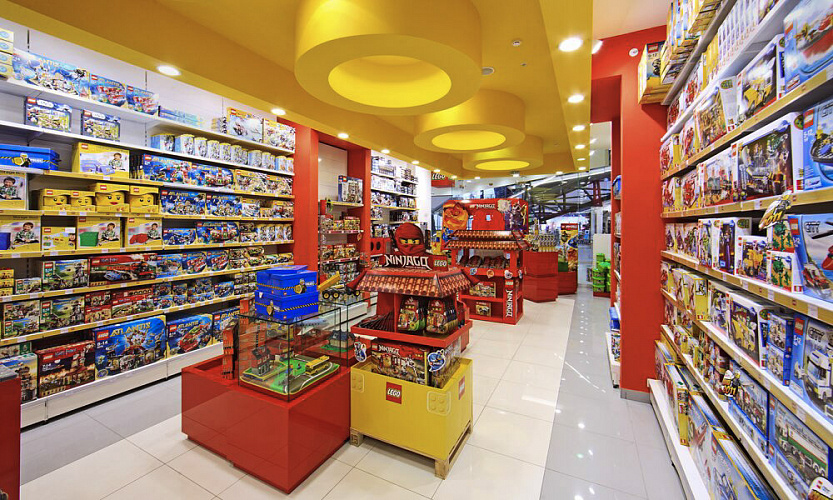 LEGO, сеть магазинов - освещение рис.8